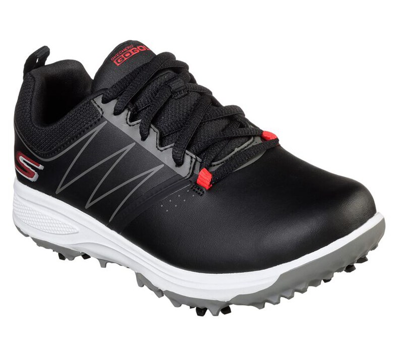 Skechers Go Blaster - Boys Golf Shoes Black [AU-ZZ5451]